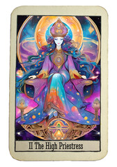 Tarot card 2 the high priestress.
