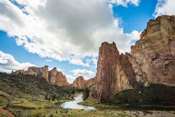 Buttes at Smith Rock State Park in central Oregon