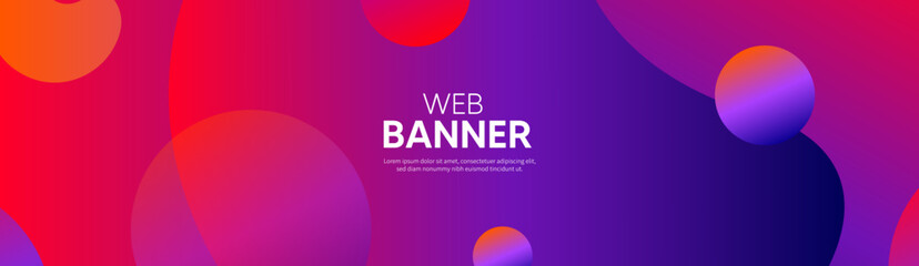 Pink and purple background, Colourful creative banner