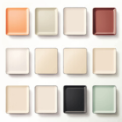 button, icon, square, web, set, design, glossy, vector, blank, buttons, color, element, glass, internet, 3d, shape, sign, shiny, orange, icons, symbol, website, app, illustration, empty