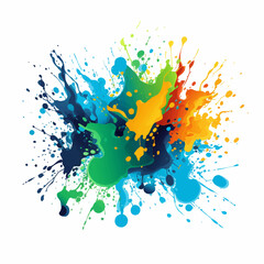 paint, vector, ink, splash, illustration, grunge, art, design, color, splat, splatter, drop, colorful, decoration, liquid, banner, brush, artistic, frame, spot, stain, texture, spray, music, watercolo