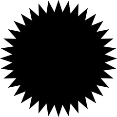 Starburst sticker. Sunburst, burst, badge, sticker, stamp, price tag, seal, label, flat vector icon. Starburst sale sticker label sunburst price tag Vector Image.