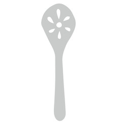 手描きの穴あきスプーン