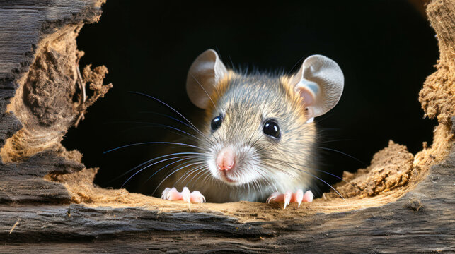 musophobia or muriphobia: an extensive, ultra-realistic exploration of the intense fear of mice, capturing the anxiety, repulsion, and psychological distress caused by these rodents - ai generated