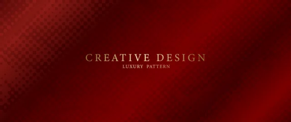 Foto op Plexiglas Red elegant vector abstract background. Modern premium gradient illustration for cover design, invitation, poster, flyer, wedding card, luxe invite, prestigious voucher. Red and gold luxury design. © Maribor