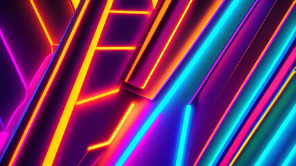 Neon Abstract Background
