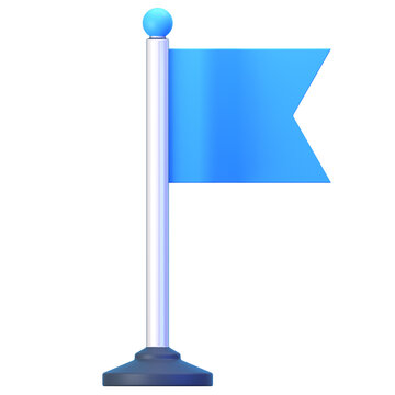 flag 3D Illustration Icon Pack Element