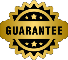 Guarantee golden label badge sticker, gold guarantee label