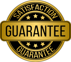 Guarantee golden label badge sticker, gold guarantee label