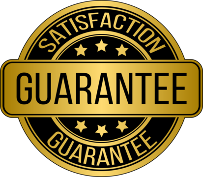 Guarantee golden label badge sticker, gold guarantee label