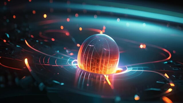 In this stunning , a scanning tunneling microscope captures the delicate movement of individual electrons tunneling through a nanoscale gap. These movements, governed by the laws of