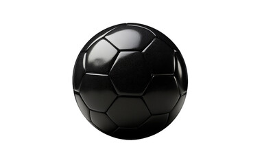 A Durable Black and Premium Soccer Football, a Symbol of Style