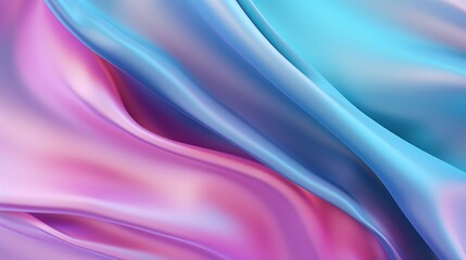 Trendy neon pink purple very peri blue teal colors soft blurred background : Generative AI