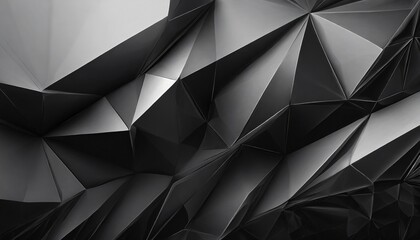 abstract background black shiny matte shapes polygon