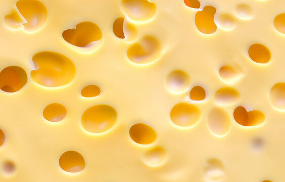 swiss cheese close up