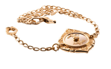 Gold and Locket Bracelet, Awe Inspiring in Its Modern Simplicity and Sentimental Appeal