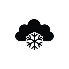 snowflakes icon cold Weather icon vector winter sign 