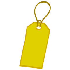 Price Tag Yellow Discount Label Vector Icon