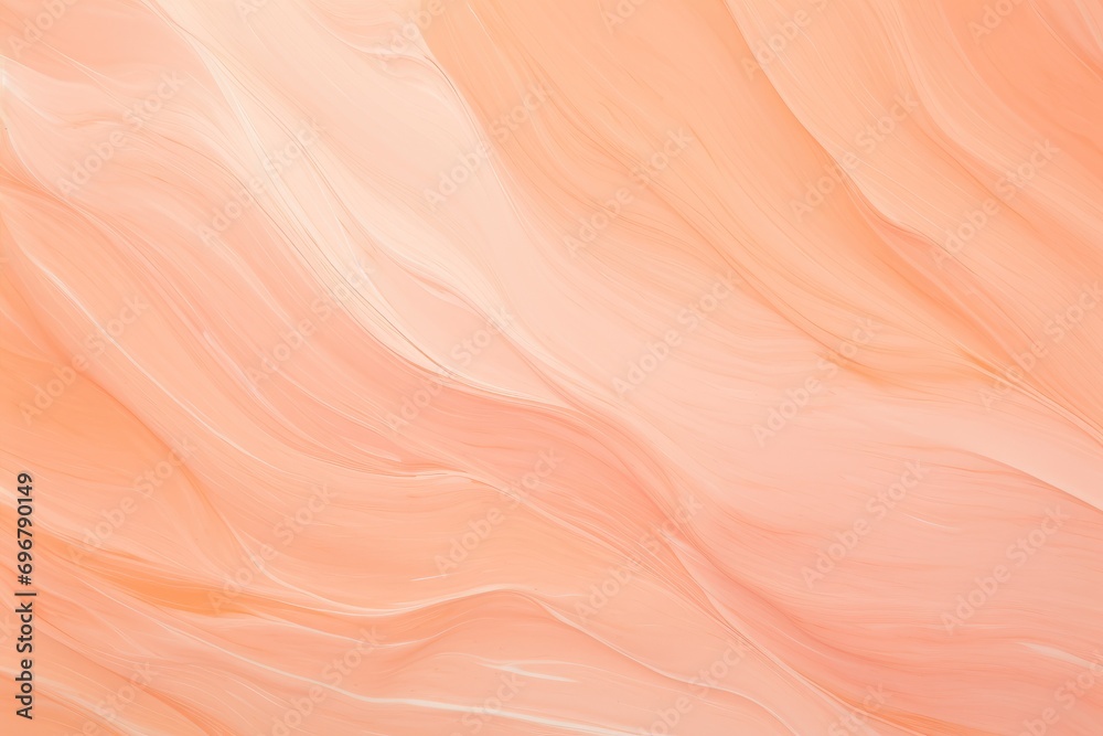Poster abstract swirling texture in peach hues, mimicking soft, delicate fuzz