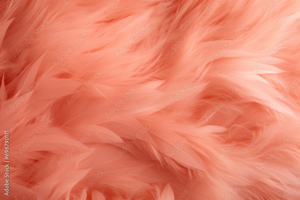 Poster abstract swirling texture in peach hues, mimicking soft, delicate fuzz