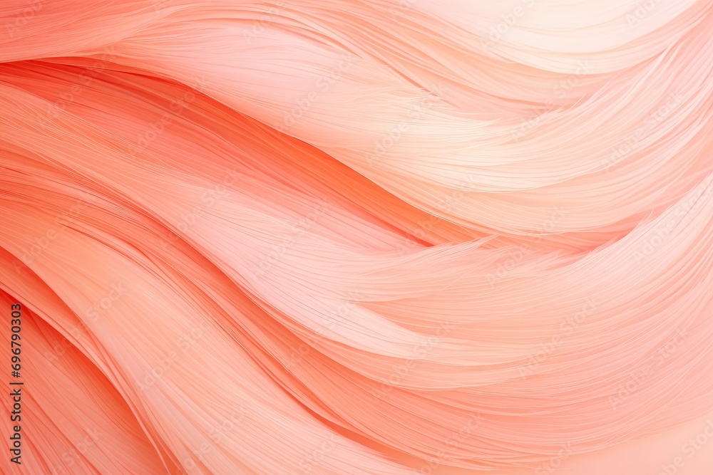 Poster abstract swirling texture in peach hues, mimicking soft, delicate fuzz