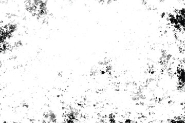 Black and white Grunge texture. Abstract grunge design with dirty ink splatters and textured strokes. Distress Overlay Texture. Abstract Background with Grunge Font and Splattered Ink Line Pattern. 
