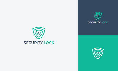 security logo design with logomark