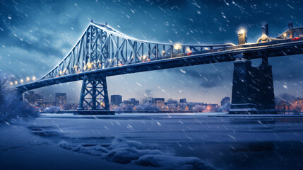 Montreal Jacques Cartier Bridge