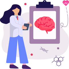 Brain Report Illustration