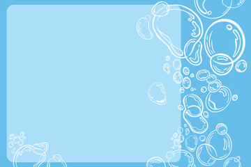 Water Bubbles Wallpaper. Clear water with bubbles abstract liquid background