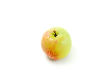 Green apple isolated on white background with clipping path..
