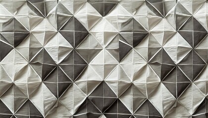 abstract geometric pattern inspired by duvet quilting