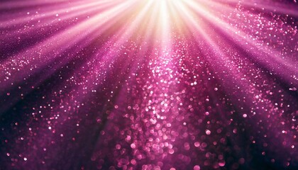 background of a pink fairy dust light pattern glitter and sun rays shine upon it ai generated