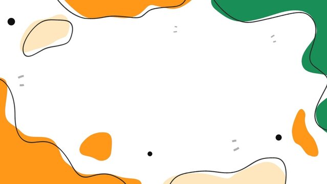Modern Fun Animated Shapes Background (Customizable)
