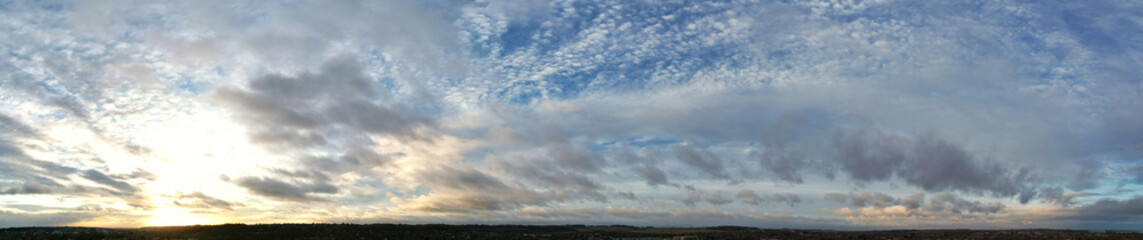 Winter Morning Clouds over England