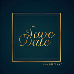 Save the date. Save the date banner. Can be used for business, marketing and advertising. Save the date for personal holiday. Wedding invitation. Vector image.