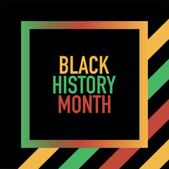 Black history month celebrate. vector illustration design graphic Black history month. Freedom or Emancipation day. Annual American holiday, Horizontal banner vector illustration.
 - obrazy, fototapety, plakaty
