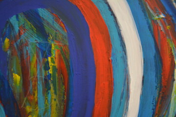 Abstract painting from artist Ali Kasap