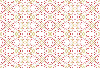 Modern style fabric design textile swatch all over print block. © Sergei