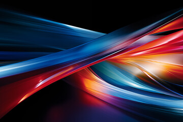 Soul vision image representing energy and motion with vivid waves. Generative AI