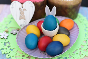 Fototapeta na wymiar Easter. Easter cakes and eggs