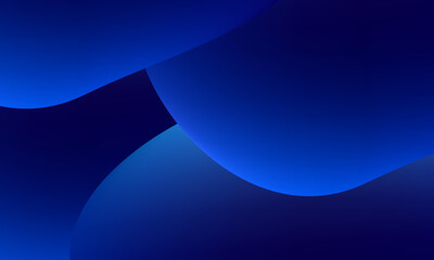 modern dark blue color gradient bubble background