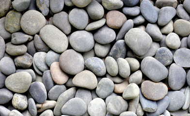 Pebbles, sea stones for background
