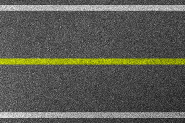 Fototapeta premium Texture asphalt roadway with marking. Road top view. Highway illustration.