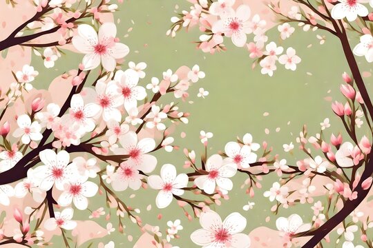 pink cherry blossom © qaiser