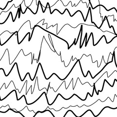 Abstract image with waves or wavy lines
