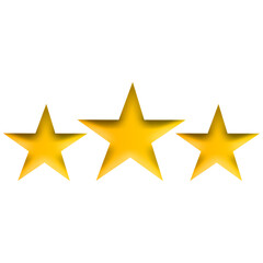 Obraz premium 3d golden stars