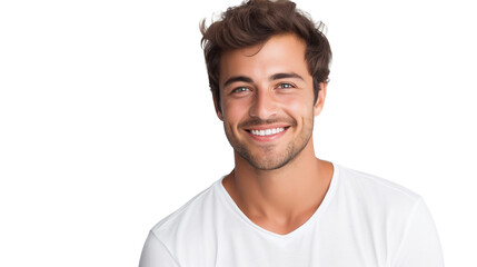 Handsome Young Man On Transparent Background