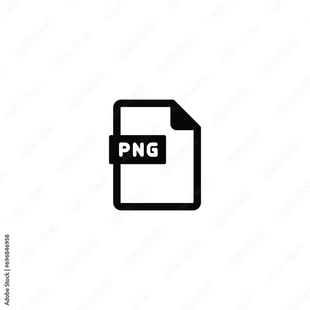 Poster png file icon. png file symbol vector for web site computer and mobile app