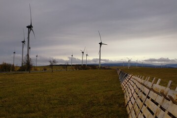 wind farms in the countryside
